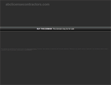 Tablet Screenshot of abclicensecontractors.com